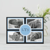 Faire-part bébé garçon (Debout devant)