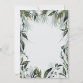 Faire-part Bébé il fait froid dehors baby shower aquarelle (Dos)