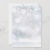 Faire-part Bébé il fait froid dehors Photo Fille Naissance en (Dos)