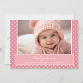 Faire-part bébé ou carte d'anniversaire (Devant)