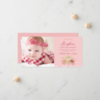 Bébé Petite Fleur rose douce Photo Naissance