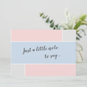 Faire-part Bébé rose et bleu Personnalisé Sonogramme Photo Gr (Debout devant)