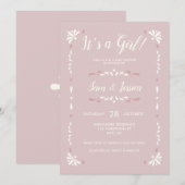 Faire-part bébé Talavera Mexicaine (Devant / Derrière)