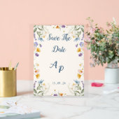 Faire-Part Beige Fleur pour Mariage (Mariage)