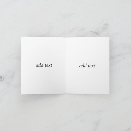 Faire-part Belle Fête des pères heureuse (Intérieur)