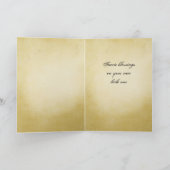 Faire-part Bénédictions de féerie sur votre nouveau bébé (Intérieur)