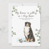 Faire-part Bernese Mountain Dog Pregnancy Announcement (Devant)