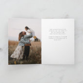 Faire-part Berry Red Scripting Cross Christmas/Holiday Card (Intérieur)