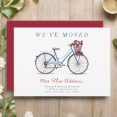 Faire-part Bicyclette florale mignonne l Nous avons déplacé u