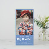 Faire-part Bientôt la grossesse photo de Big Brother (Debout devant)