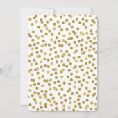 Faire-part Bienvenue  | Annonces Gold Modern Photo (Dos)