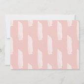 Faire-part Bienvenue dans le monde rose aquarelle bébé (Dos)