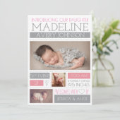 Faire-part Bienvenue Dans Les Annonces De Naissance De Wonder (Debout devant)