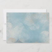 Faire-part Bienvenue Naissance du nouveau bébé garçon (Dos)