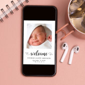 Faire-part Bienvenue Photos de bébé naissance