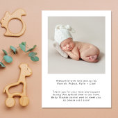 Faire-part Bienvenue Photos de bébé naissance