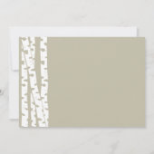 Faire-part Birch Trees and Bows Baby (Dos)