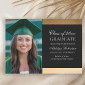 Faire-part Black Gold College University