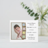 Faire-part Blocs bébé naissance - Blanc (Debout devant)