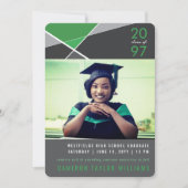 Faire-part Blocs de couleurs géométriques modernes Geo Photo  (Devant)