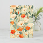 Faire-part Blossom vintage (Debout devant)