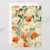 Faire-part Blossom vintage (Devant / Derrière)