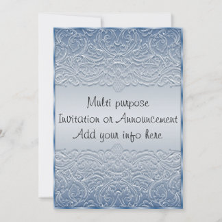 Faire-part Blue Multi Purpose Invitation