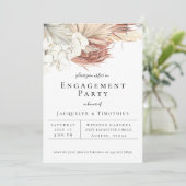 Faire-part Bohême Botanical Engagement (Debout devant)