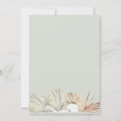 Faire-part Bohême Botanical Engagement (Dos)