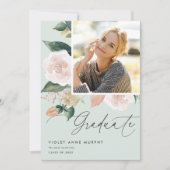 Faire-part Boho Blooms | Diplôme photo (Devant)