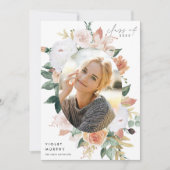 Faire-part Boho Blooms | Diplôme photo (Devant)