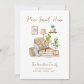 Faire-part Boho Bound Homestead Moving (Devant)