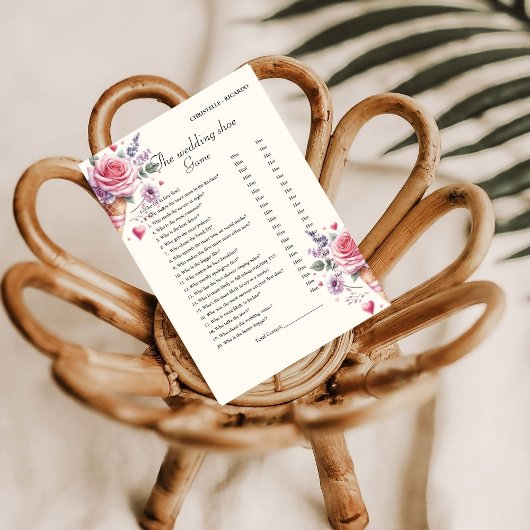 Faire-part Boho Ice Cream Mariage jeu de chaussures jeu de pa