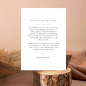 Faire-part Boho Modern Elopement Nous Avons Dit Oui Mariage P