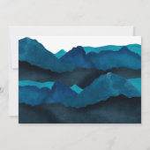 Faire-part Boho montagnes nouvelle année nouvelles aventures  (Dos)