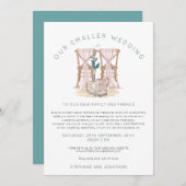 Faire-part Boho Petits Fauteuils de Mariage Réduits (Devant / Derrière)