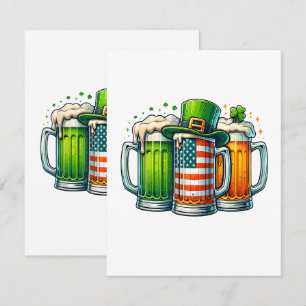 Faire-part Boisson Irlandaise Irlande Fête de la Saint-Patric