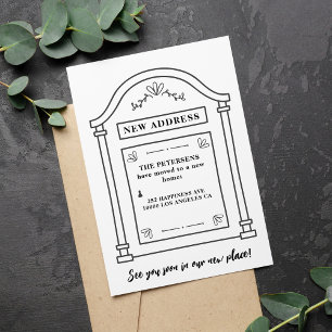 Faire-part Boîte aux lettres nouvelle adresse personnelle dém