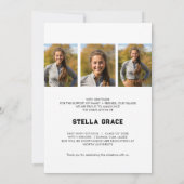 Faire-part Bold Sport Athlete Photo Grad (Dos)