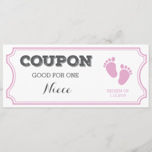 Faire-part Bon pour une annonce de bébé nièce