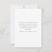 Faire-part Bonjour bébé | Quatre photos de naissance moderne (Dos)