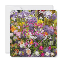 Bonne fête des mères avec des fleurs