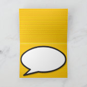 Faire-part BOOM Enregistrer la date Fun Retro Comic Book Pop  (Intérieur)