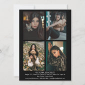 Faire-part Borderline 5 Actor Model Talent Comp ZED Card (Dos)