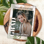 Faire-part Botanique Floral Boho Graduation