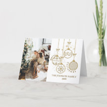 Boules de décoration de Noël doré