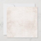 Faire-part Bourgogne Rouge Floral Élégant Enregistrer La Date (Dos)