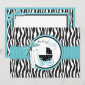 Faire-part Boutique Chic Boy Card B2 (Devant / Derrière)