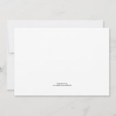 Faire-part Bouton mignon (vert) (Dos)