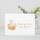 Faire-part Boxed Up avec une nouvelle adresse! Déplacement de (Debout devant)